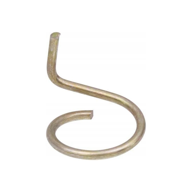 The concave securing spring fits the bison