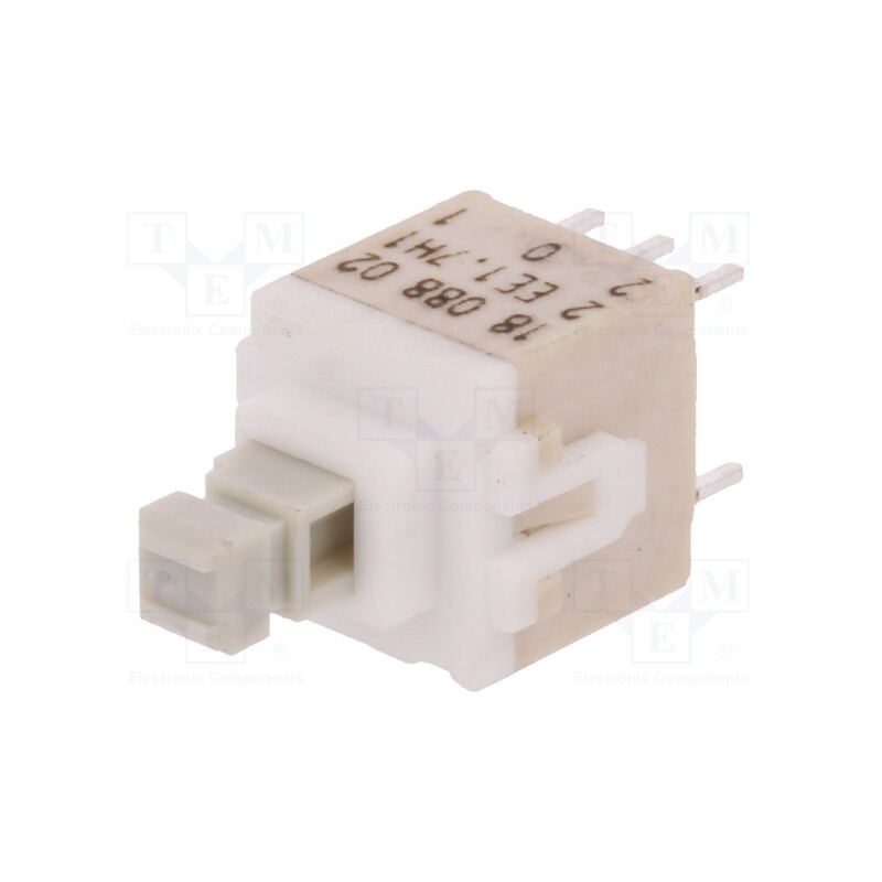 5 pcs x C&K - PVA2 EE H1 1.7N V2 - Switch: keypad, Pos: 2, DPDT, 0.1A/32VDC, white, none, THT, 1.7N, PVA