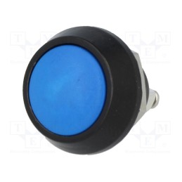 1 pcs x ONPOW - GQ12B-10/B/A - Switch: vandal resistant, Pos: 2, SPST-NO, 2A/36VDC, IP65, OFF-(ON)