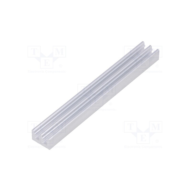 1 pcs x FISCHER ELEKTRONIK - SK 646 75 AL - Heatsink: extruded, grilled, natural, L: 75mm, W: 10mm, H: 6mm, raw