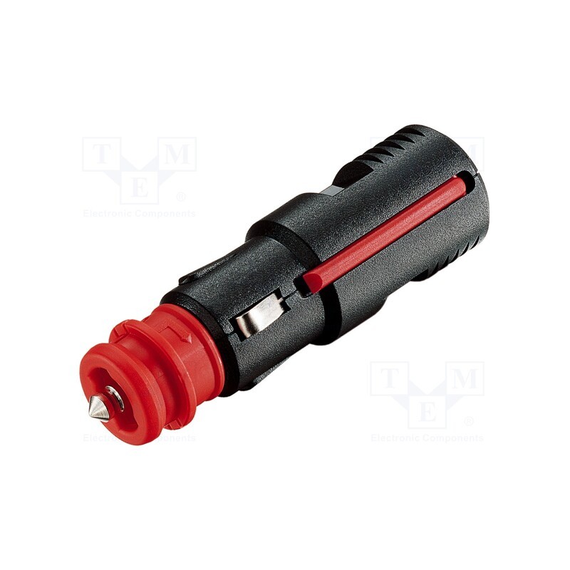 1 pcs x PRO CAR - 67721000 - Cigarette lighter plug, screw terminal, 8A, Sup.volt: 12÷24VDC