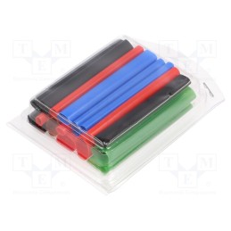 1 set x RADPOL - WET0021 - Set of heat shrink sleeves, 2: 1, 70mm, polyolefine, 16pcs.