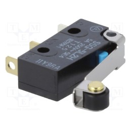 1 pcs x OMRON OCB - SSG5L2H - Microswitch SNAP ACTION, 5A/125VAC, with lever (with roller)