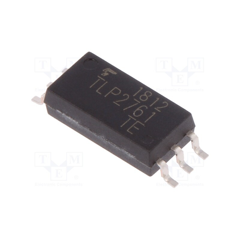 1 pcs x TOSHIBA - TLP2761(E(T - Optocoupler, SMD, Ch: 1, OUT: totem pole, 5kV, 15Mbps, SO6L, 25kV/μs