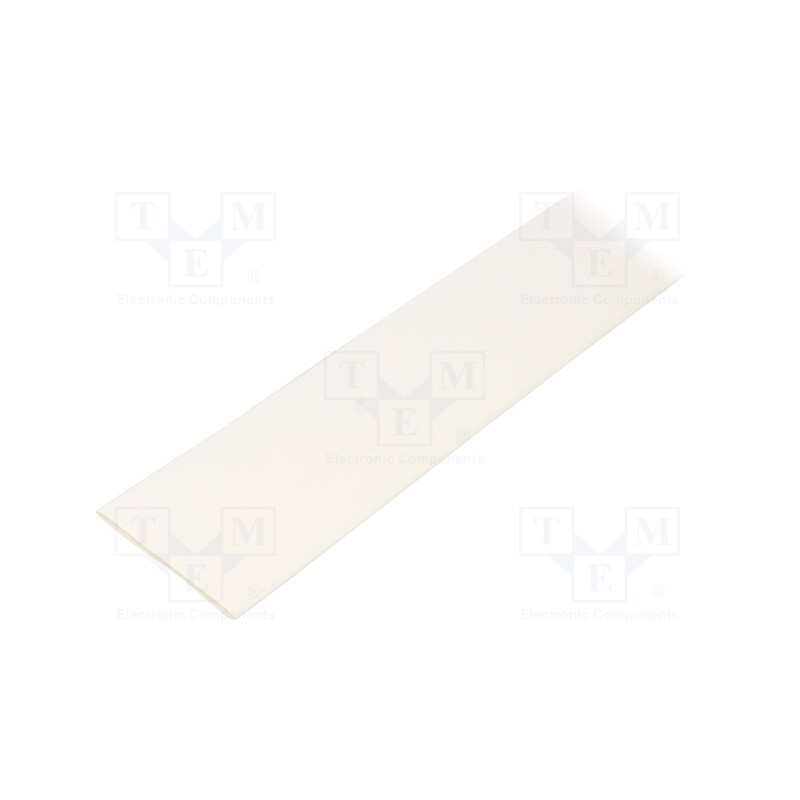 1 m x TASKER - GTM 5025 W - Heat shrink sleeve, glueless, 2: 1, 50.8mm, L: 1m, white