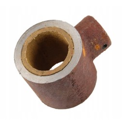 Reel finger hub of a Bizon combine harvester in Poland