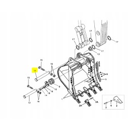 Volvo excavator quick coupler pin