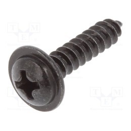 1 pcg x ROMIX - 59201 - Screw, 100pcs, 16mm, steel, black, Thread: 3,5