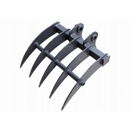 Mini excavator rake 800 1500kg kingway with 25mm pins new