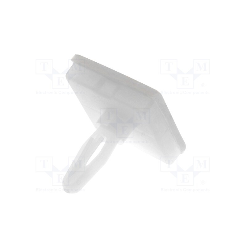 10 pcs x FIX&FASTEN - FIX-JSS-4.8 - PCB distance, polyamide, L: 4.8mm, self-adhesive, natural, UL94V-2