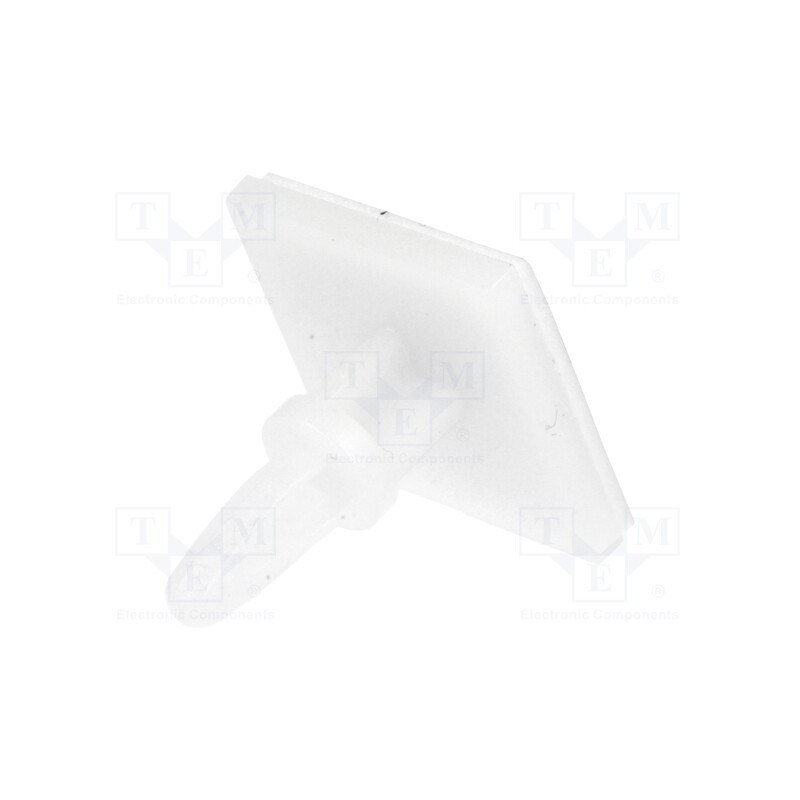 10 pcs x FIX&FASTEN - FIX-LCBSB-9.5 - PCB distance, polyamide, L: 9.5mm, self-adhesive,snap fastener