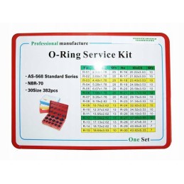 O-ring box 70nbr inch 30 types 382 pcs