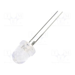 1 pcs x OPTOSUPPLY - OSR7CA8131P - LED, 7.8mm, red, 14400÷18000mcd, 30°, Front: convex, 2.3÷2.6V