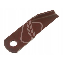 Bent forage harvester knife, right 173x51x4 5 18mm fi 18