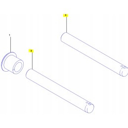 Cat excavator bucket connector pin, original