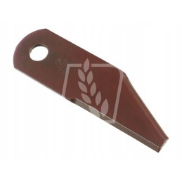 Forage harvester blade, bent, left, 173x51x4 5 18mm, diameter 18m