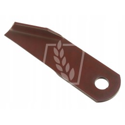 Forage harvester blade, bent, left, 173x51x4 5 18mm, diameter 18m