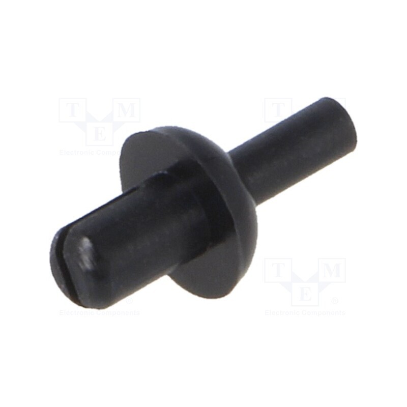 10 pcs x DREMEC - 8G4053.0X3.0B - Rivet, polyamide, L.rivet: 4.5mm, Panel cutout diam: 3.1mm, black