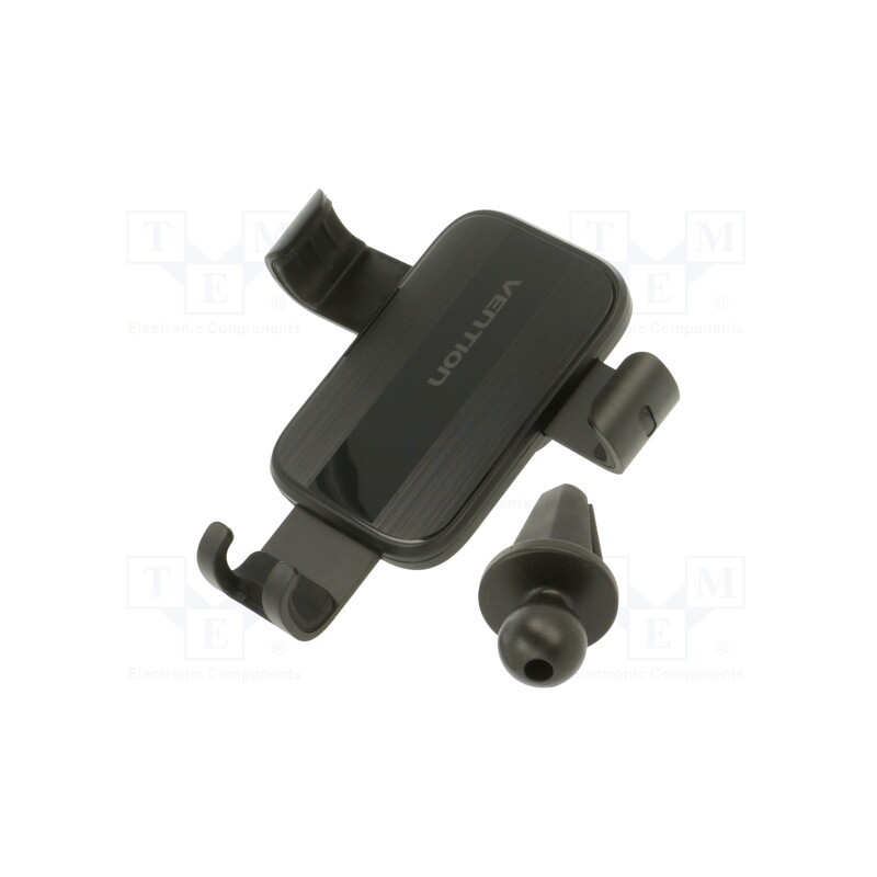 1 pcs x VENTION - KCLB0 - Car holder, black, air vent, 4.7÷7.2'