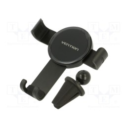 1 pcs x VENTION - KCGB0 - Car holder, black, air vent, 4.7÷7.2'