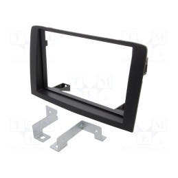 1 pcs x PER.PIC. - MA26009/T-05 - Radio frame, Fiat,Lancia, 2 DIN, grey