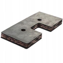 John Deere rubber shovel 120x60x11mm z20780