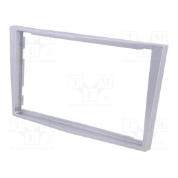 1 pcs x PER.PIC. - MA60005.2/T - Radio frame, Opel, 2 DIN, light silver