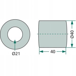 Rubber sleeve for the sieve basket grain sifter
