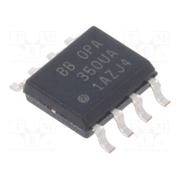 1 pcs x TEXAS INSTRUMENTS - OPA350UA - IC: operational amplifier, 38MHz, Ch: 1, SO8, IB: 10pA, Iio: 10pA
