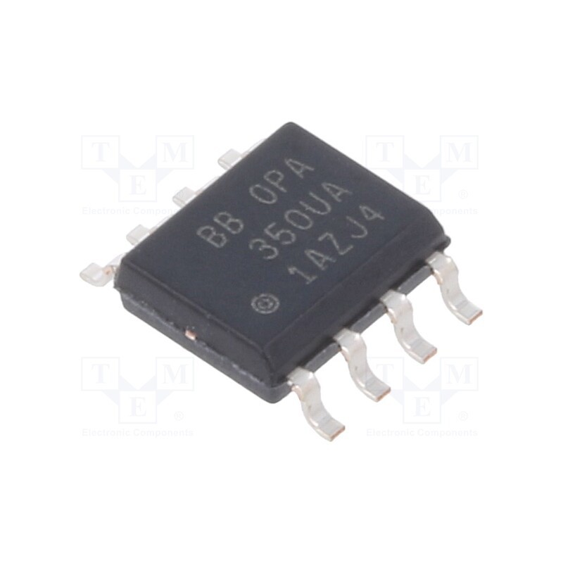 1 pcs x TEXAS INSTRUMENTS - OPA350UA - IC: operational amplifier, 38MHz, Ch: 1, SO8, IB: 10pA, Iio: 10pA