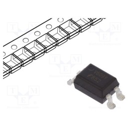1 pcs x ONSEMI - FOD8523S - Optocoupler, SMD, Ch: 1, OUT: Darlington, Uinsul: 5kV, Uce: 300V