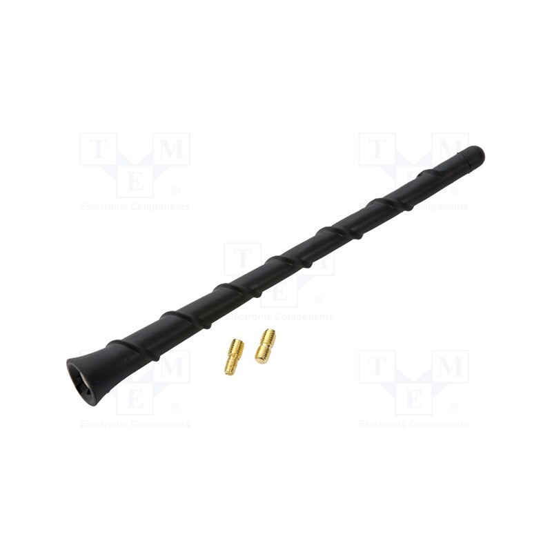 1 pcs x PER.PIC. - A00120-05 - Antenna mast, 0.2m, M5,UNF 10-32, black