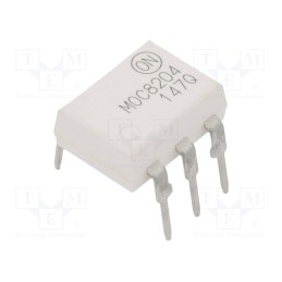1 pcs x ONSEMI - MOC8204M - Optocoupler, THT, Ch: 1, OUT: transistor, Uinsul: 4.17kV, Uce: 400V