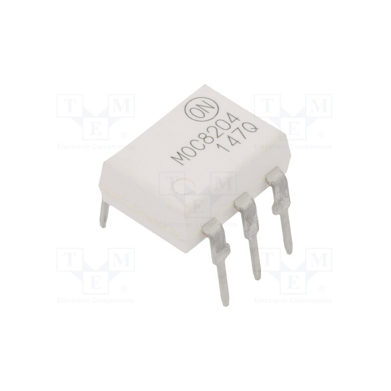 1 pcs x ONSEMI - MOC8204M - Optocoupler, THT, Ch: 1, OUT: transistor, Uinsul: 4.17kV, Uce: 400V