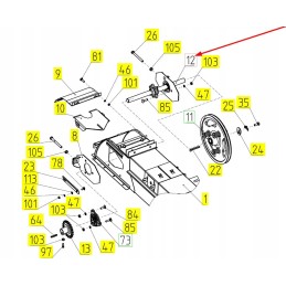 100063343 roller with bearing