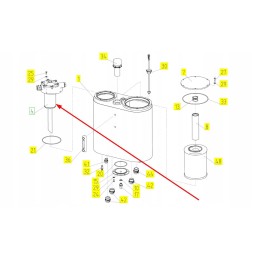 100786740 hydraulic oil tank filter