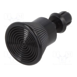 10 pcs x DREMEC - 8G4043.5X2.0B - Rivet, polyamide, L.rivet: 3.5mm, Panel cutout diam: 3.6mm, black