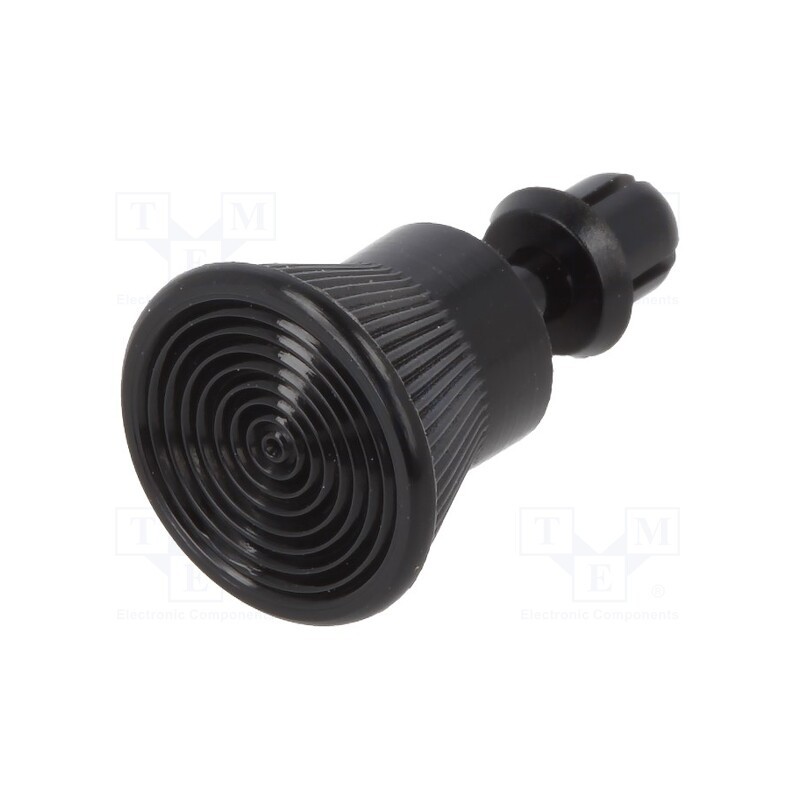 10 pcs x DREMEC - 8G4043.5X2.0B - Rivet, polyamide, L.rivet: 3.5mm, Panel cutout diam: 3.6mm, black