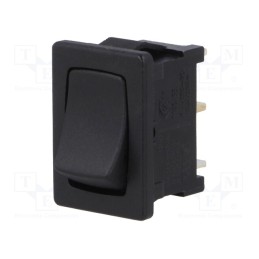 1 pcs x Marquardt - 1803.1121 - ROCKER, SPDT, Pos: 2, ON-OFF, 10A/250VAC, black, IP40, none, 100mΩ