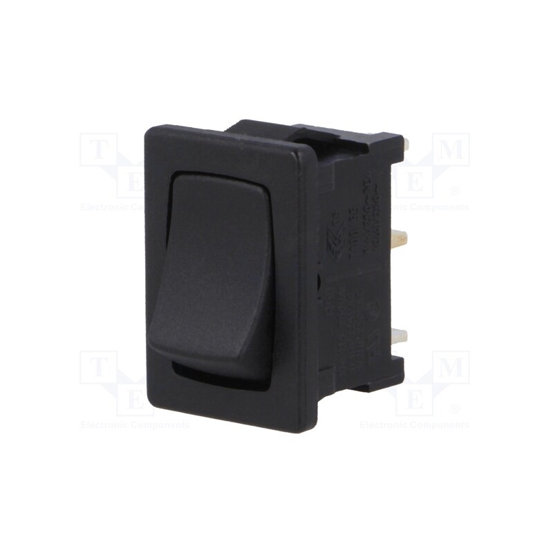 1 pcs x Marquardt - 1803.1121 - ROCKER, SPDT, Pos: 2, ON-OFF, 10A/250VAC, black, IP40, none, 100mΩ