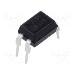 1 pcs x ONSEMI - FOD819 - Optocoupler, THT, Ch: 1, OUT: transistor, Uinsul: 5kV, Uce: 80V, DIP4
