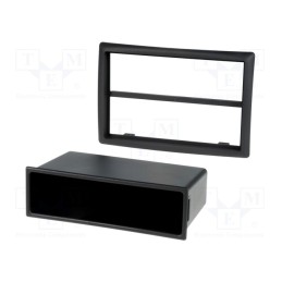 1 pcs x PER.PIC. - MA70005 - Radio frame, Renault, 2 ISO, black