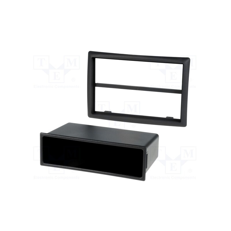 1 pcs x PER.PIC. - MA70005 - Radio frame, Renault, 2 ISO, black
