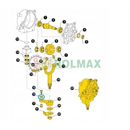 New Holland 394631 brushcutter head bolt washer