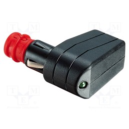1 pcs x PRO CAR - 57730001 - Cigarette lighter plug, screw terminal, 7.5A, Sup.volt: 12÷24VDC