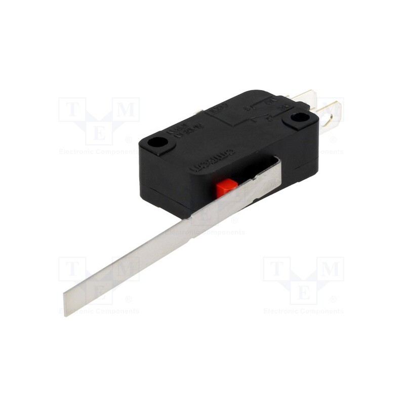 1 pcs x OMRON OCB - VX-53-1A3 - Microswitch SNAP ACTION, 5A/250VAC, with lever, SPDT, ON-(ON)