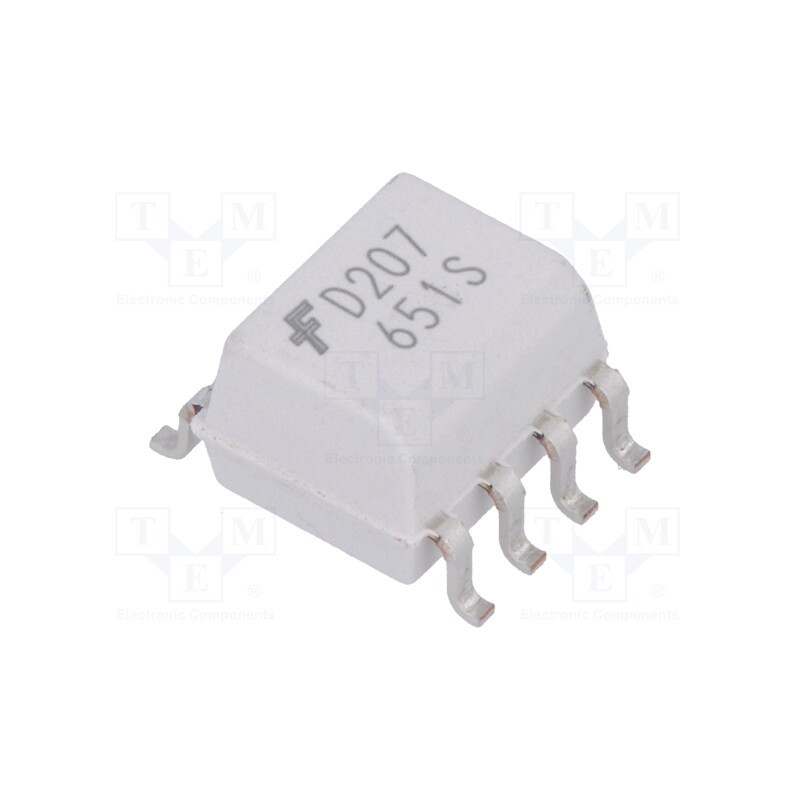 1 pcs x ONSEMI - MOCD207R2M - Optocoupler, SMD, Ch: 2, OUT: transistor, Uinsul: 5.3kV, Uce: 70V, SO8