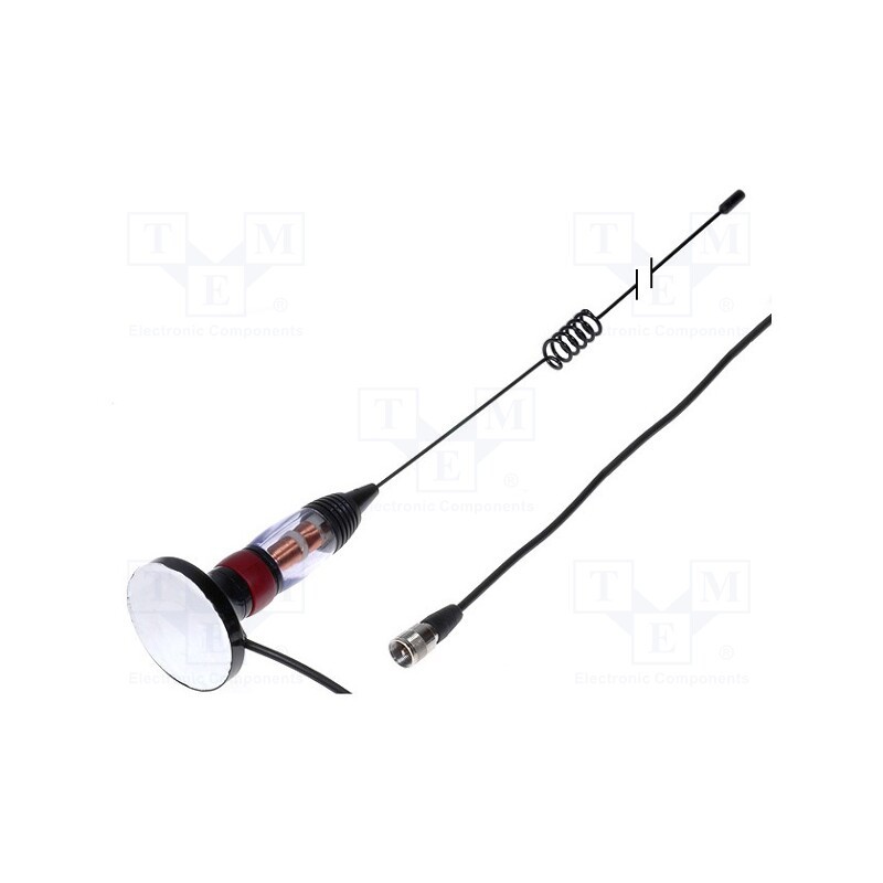 1 pcs x SUNKER - CB1 - Antenna, CB, mast, Sunker CB1, 0.77m, magnet, Len: 3m, UHF