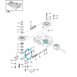 Corn header bracket new holland 322438550 cnh