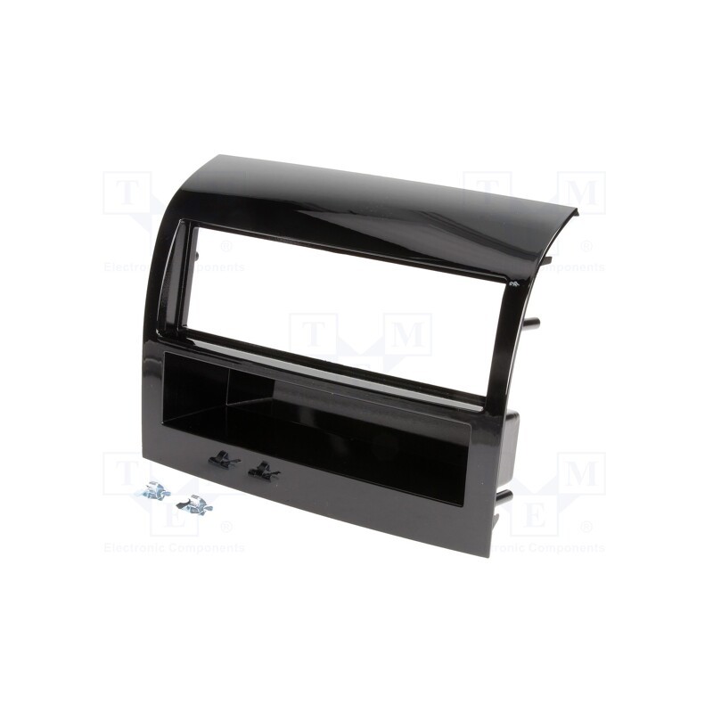 1 pcs x PER.PIC. - MA26024 - Radio frame, Fiat, 1 DIN, black gloss